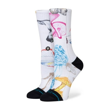 Stance Hunt And Gather Crew Socks Forest in size US 3 - 6
