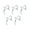 B, variant on Sturdy Stainless Steel Imitation Lip Rings Without Piercing Clip Jewelry Discreet Designs for Trendy Women Daily Wear