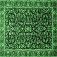 thumbnail image 1 of Ahgly Company Indoor Square Persian Emerald Green Traditional Area Rugs, 7' Square, 1 of 4