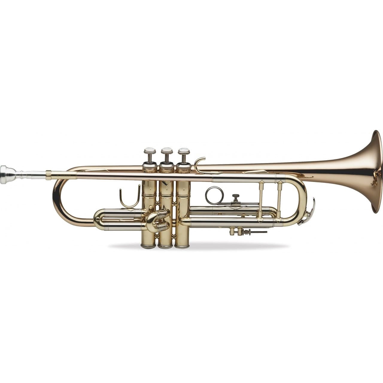 Levante LV-TR6305 Bb Clear Lacquer Gold Brass Professional Trumpet