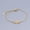 Gold, variant on 201 Stainless Steel Link Bracelet Lobster Hamsa Hand Silver Adjustable P260