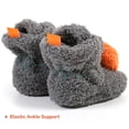 thumbnail image 4 of Ecetana Baby Fuzzy Bootie Slippers Halloween Cozy Sock Shoes Soft Infant Shoes Warm Fleece Slippers for Toddlers, 4 of 6