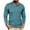 Sky Blue, variant on HAiming Men's Solid Color Slim Tops Long Sleeve Lapel Collar Button Shirts Plus Size Casual Sports Pullover Blouse
