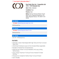 thumbnail image 2 of Rear Brake Shoe Set - Compatible with 1975 - 1978 Plymouth Fury 1976 1977, 2 of 2