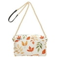 thumbnail image 2 of FORMRS Women Crossbody Purse with Chain Strap Vegan Leather Shoulder Handbag, Beige Autumn Leaves, 2 of 7