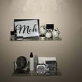 thumbnail image 2 of facefd Clear Book Shelves Detachable Picture Shelf Transparent Rack Shelf Simple Style Wall Decoration Home Supplies for Display Transparent, 2 of 8