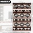 thumbnail image 6 of TSOVTHRID Brown Aztec Tribal Print Headrest Cover for Recline Chair Non Slip Headrest Protector PU Leather Sofa Head Rest Covers with Adhesive Backed Hook and Loop,17x27in, 1 Piece, 6 of 7