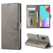 HAII Flip Case for Samsung Galaxy A52,Premium PU Leather Flip Folio Wallet Case with Card Slot Magnetic Closure