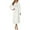 White, variant on Flannel pajamas for women set Soft Long Robe Knee Length Winter Nightgown Cozy Loungewear Bathrobe For Home Relaxation Comfort