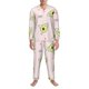 thumbnail image 3 of Fotbe Avocado Doing Sport Yoga Pijama de Hombre con Estampado de Manga Larga, Conjunto de 2 Piezas, Ropa de Dormir Suave y Cómoda con Bolsillos-XX-Large, 3 of 7