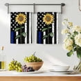 thumbnail image 3 of Blue American Flag Kitchen Towels Set of 4, Sunflower Vintage USA Flag Absorbent Dish Towels for Kitchen, Microfiber Hand Towel, Quick Drying Tea Towel for Cleaning Decorative Dishcloths, 3 of 7