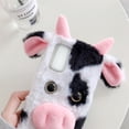 thumbnail image 4 of MasteelfCA Fuzzy Girly Phone Case Cartoon Cow Protective Shell Compatible with S20 FE 5G, 4 of 7