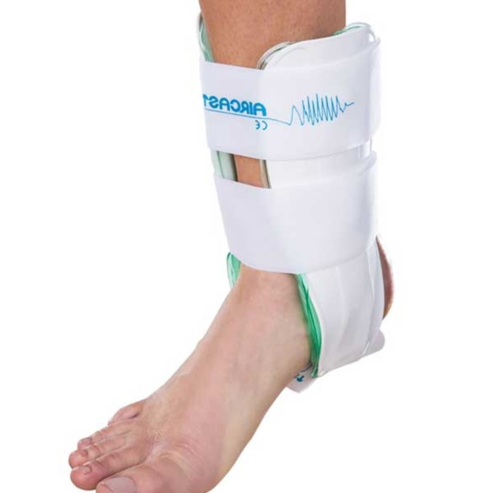 Aircast Air-Stirrup Ankle Foot Brace, White, Large, Right Leg