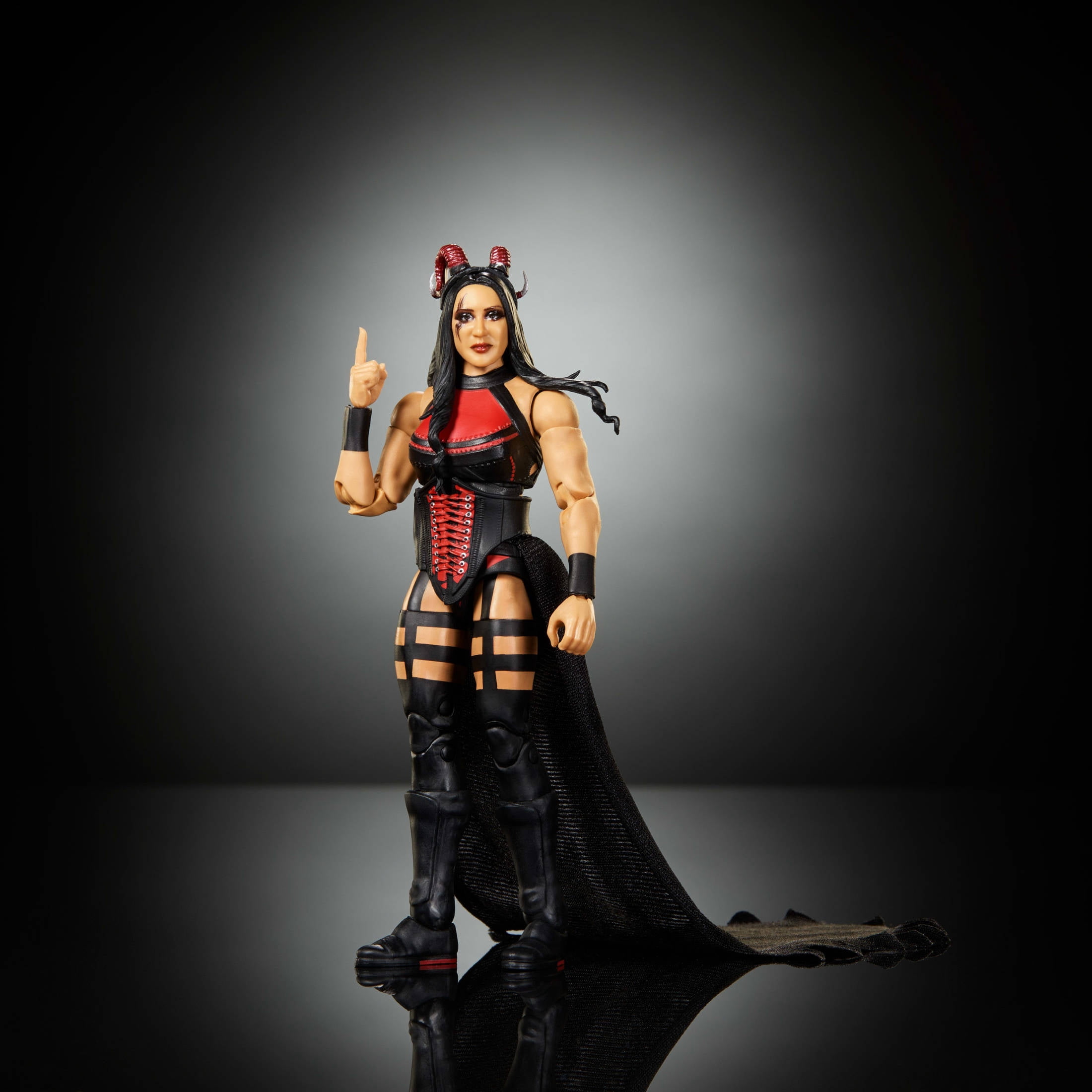 WWE Elite Stephanie Vaquer Action Figure, Series #125 Set, 6-inch Collectible with Accessories