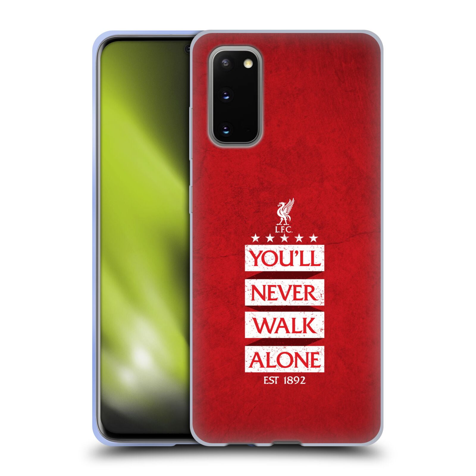 Head Case Designs Officially Licensed Liverpool Football Club YouLl Never Walk Alone Red 7 Soft Gel Case Compatible with Samsung Galaxy S20  S20 5G