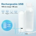 thumbnail image 5 of Easy@Home Portable Electric Handheld Travel Bidet: USB Rechargeable Mini Bidet Sprayer for Personal Hygiene Postpartum & Baby Care Perineal & Hemorrhoid Treatment - 4 Water Flow Types | 350ml, 5 of 8