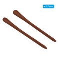 thumbnail image 3 of Uxcell Glasses End Tips Eyeglass Anti Slip Ear Sock Pieces Tube Sleeve Replacement Temple Style 1, Brown 5 Pairs, 3 of 5