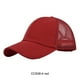 thumbnail image 5 of Gorra de Béisbol Sonducket con Estilo de Algodón Correa Ajustable Protección Solar y Transpirable Mujer CC636-4rojo, 5 of 6