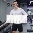 thumbnail image 3 of Compression Shirt Men Slimming Body Shaper Long Sleeve Crewneck Workout Shirts Tummy Control Undershirts, 3 of 6