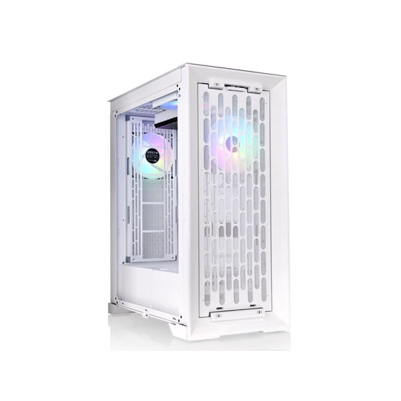 Thermaltake CTE T500 TG ARGB Snow E-ATX Full Tower with Centralized Thermal Efficiency Design; 3x140mm White CT140 ARGB Fans Pre-Installed; Tempered Glass Front & Side Panel; CA-1X8-00F6WN-01; White