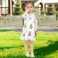 thumbnail image 5 of Girls' long-sleeved dress Bunny Care Bears Girls' A-line dress with ribbed cuffs Soft and comfortable, 5 of 6