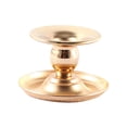 thumbnail image 4 of Candelero de hierro Vintage 3 Pulgadas perfecl dorado galvanizado, 4 of 6