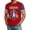 Red, variant on Zimjoy 250 Anniversary Men's Shirts USA Flag Spliced Short Sleeve 4th of July Tshirts Crew Neck Patriotic Independence Day T Shirt, White 3XL