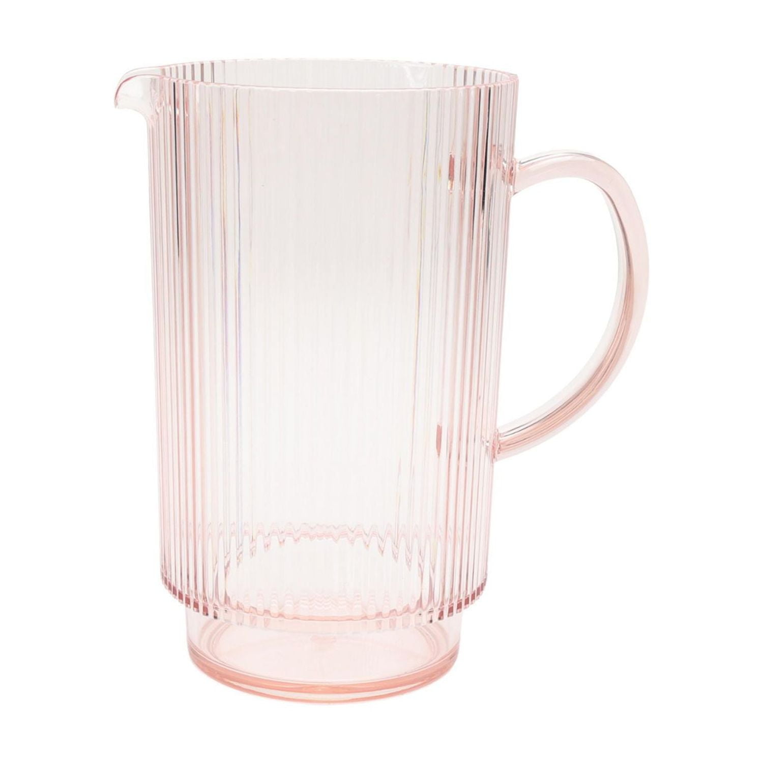 Hometrends Carafe cannelée en acrylique teinté de 69 oz, 1 pièce