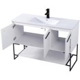 thumbnail image 3 of Elegant Kitchen and Bath 48 Inch  Single Bathroom Vanity In White, 3 of 16
