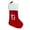 G, variant on CSChome Christmas Stocking Pendant Christmas Stocking Pendant Letter Embroidered Knit Christmas Stocking for Gifts Christmas Decoration