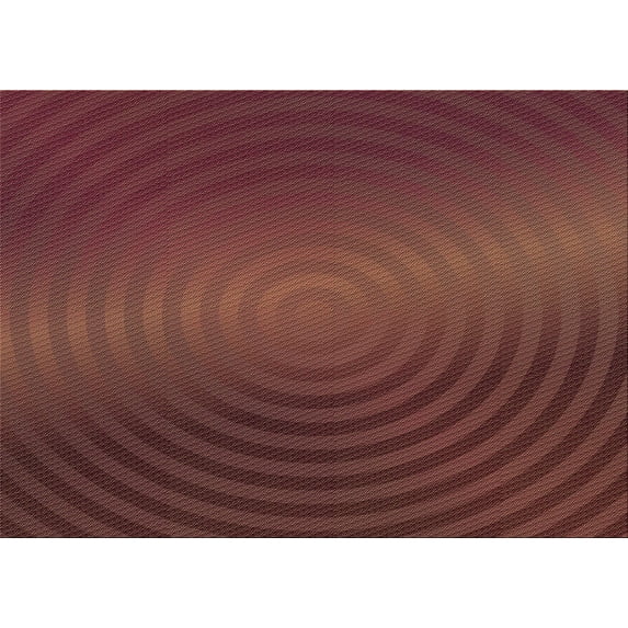 Ahgly Company Indoor Rectangle Patterned Chestnut Red Area Rugs, 2' x 5'
