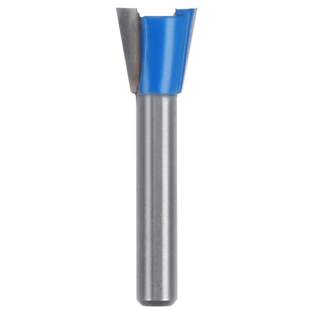 Unique Bargains 1/4' Shank 1/2' Dia Tungsten Carbide Dovetail Joint Bit Dovetail Router Bit for Wood