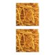 thumbnail image 2 of Inteprter Hierba de rafia Reciclable Festival Papel triturado Llamativo DIY Confeti Decoración de fiesta Decoración de boda naranja amarillo Type2 NO2 Inteprter CBP255514, 2 of 5