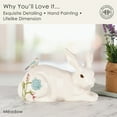 thumbnail image 5 of Fitz and Floyd Meadow Rabbit Earthenware Decorative Figurine, 5 of 8