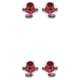 thumbnail image 2 of Riwesomey 1 par de copas de dirección de coche RC, copas traseras para vehículos, accesorios modificados para automóviles, reemplazo de piezas Rojo 2piezas, 2 of 6