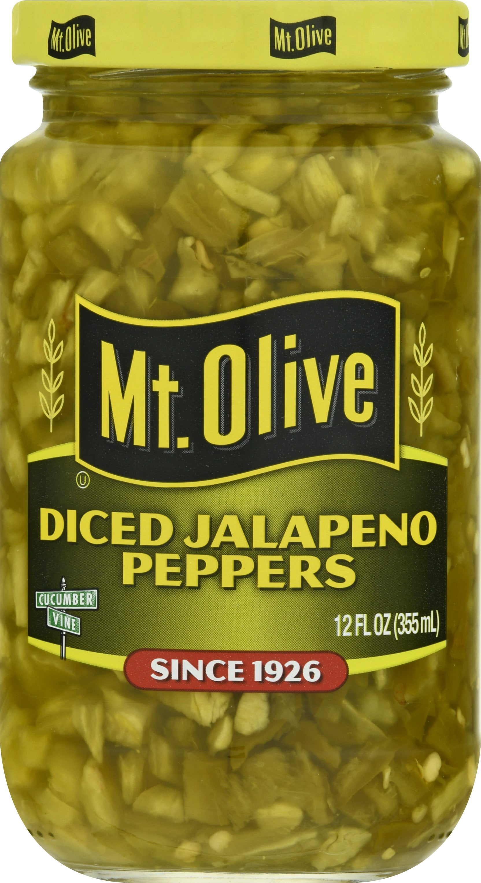 Mt. Olive Diced Jalapeno Fresh Pack Peppers, 12 fl oz