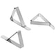 thumbnail image 5 of Pinzas para mantel tripolares de acero inoxidable, paquete de 32, 5 of 7
