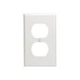 thumbnail image 1 of Leviton White Single Gang Duplex Receptacle Plate 020-88003WHT, 1 of 2