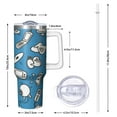 thumbnail image 3 of Strategy Gaming Stainless Steel Tumbler with Handle Straw Lid Insulated Travel Mug Coffee Cup Cool Gamer Gift for Men Women Boys Girls, 3 of 5