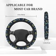 thumbnail image 3 of Uemuo Funny Spaceships Printed Car Elastic Steering Wheel Cover - Universal Car Accessory for Diverse Cars Anti-Slip, and Comfortable- 15", 3 of 8