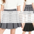 thumbnail image 3 of Godom Girls Pleated School Uniform Skorts Elastic Waist with Bow Built-in Shorts Skirt,Black 3T-11T, 3 of 7