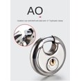 thumbnail image 4 of Round Cake Lock Round Padlock Home Anti-Theft Anti-Rust Waterproof Wooden Door Home Lock Room Window Padlock Horizontal Unlock, 4 of 7