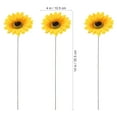 thumbnail image 2 of SWETRACE 5Ud Estacas Decorativas De Girasol Para Patio Y Jardín Material Estable Y Lifelike, 2 of 8