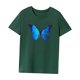 thumbnail image 3 of Camiseta para mujer Verano Elegante Camiseta básica de ajuste regular para viajar Regalo de mujer Verde, 3 of 7
