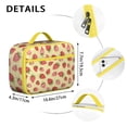 thumbnail image 6 of Strawberry Lunch Bag for School Reusable Insulated Lunch Bag for Women Men Meal Containers with Exterior & Interior Pockets Collection, 6 of 6