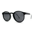 thumbnail image 2 of Mens P3 Iconic Keyhole Round Thin Plastic Sunglasses Black Gold Black, 2 of 4