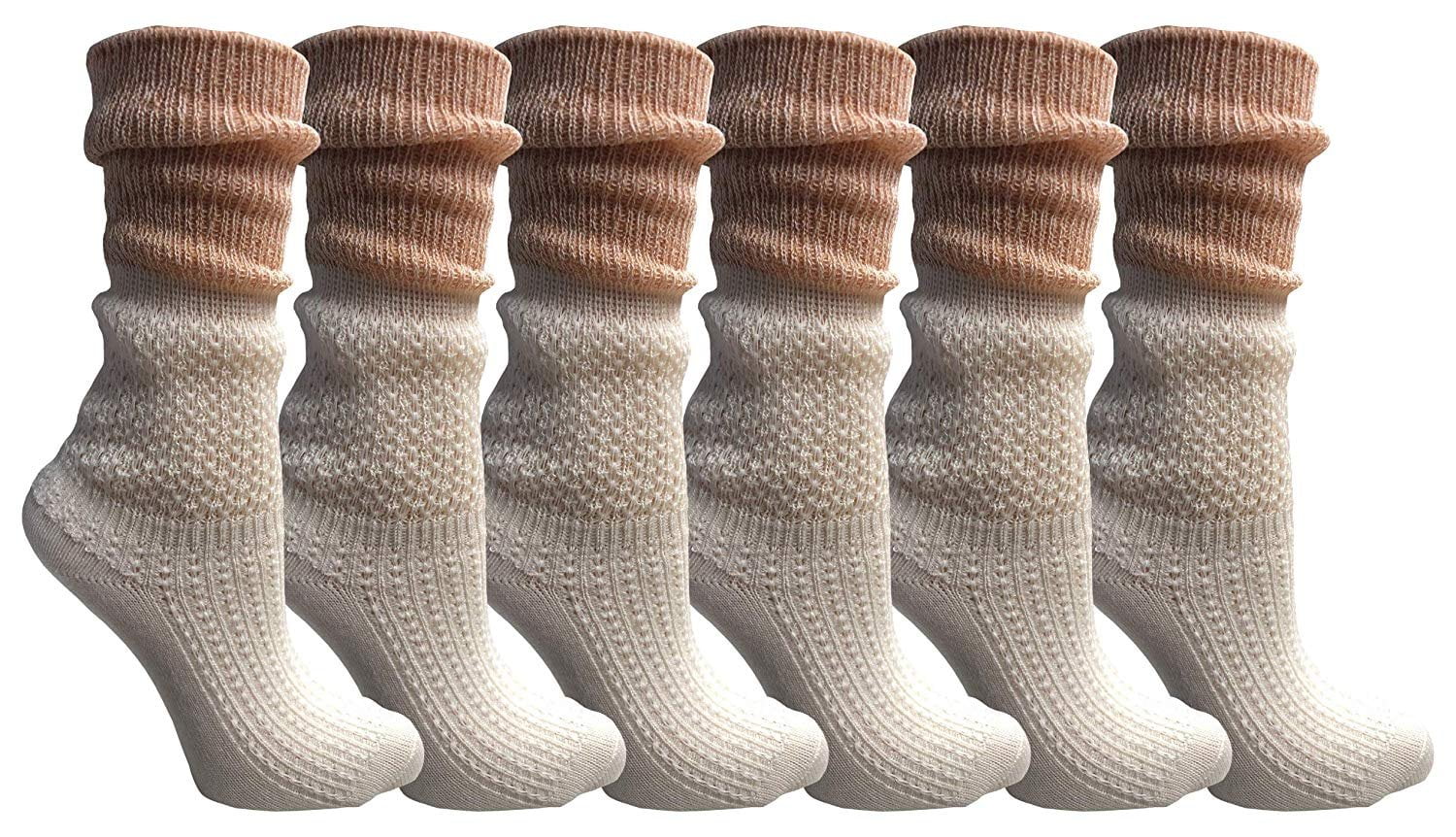 Unique Frilly Cuff Fashion Trendy Ankle Socks Yacht/&Smith Ruffle Slouch Socks for Women