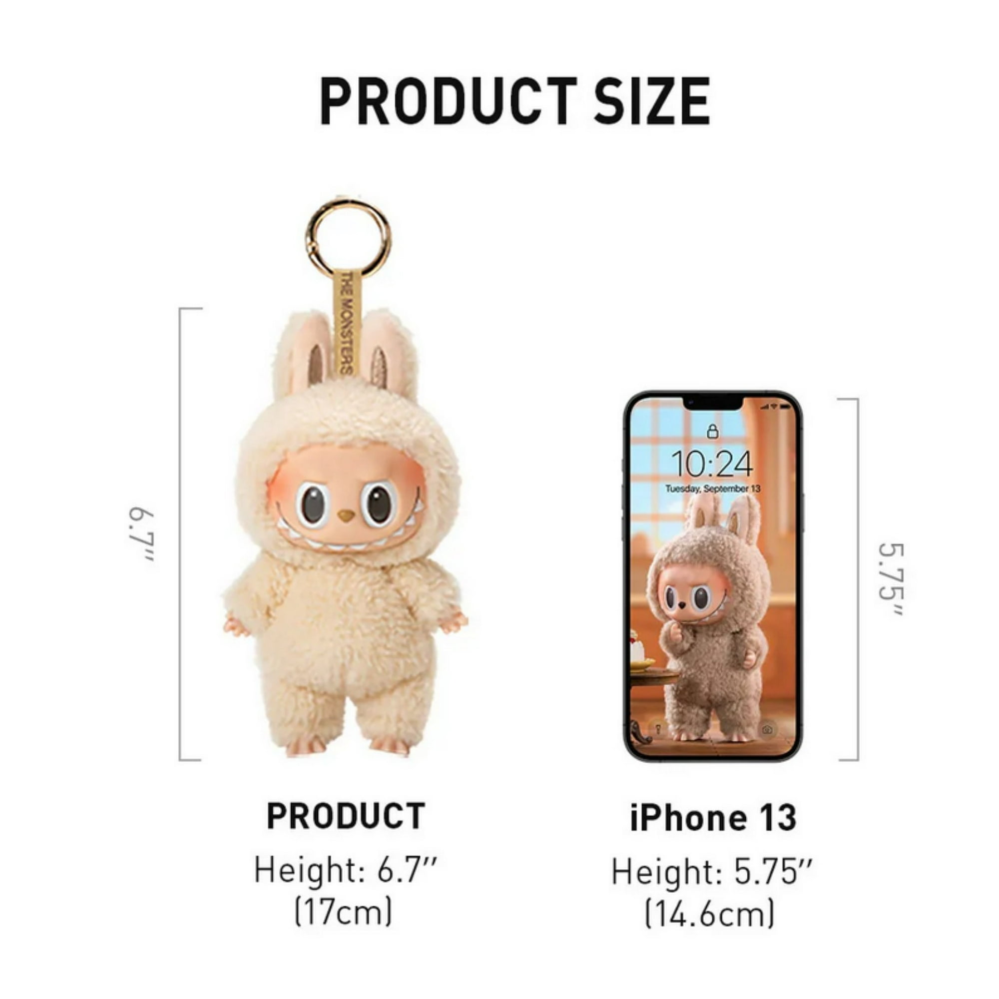 THE MONSTERS Labubu - Exciting Macaron Vinyl Face Plush