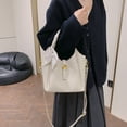thumbnail image 2 of Bolso Con Asa Superior Bandolera para Mujer Cinta Cuero PU, 2 of 9