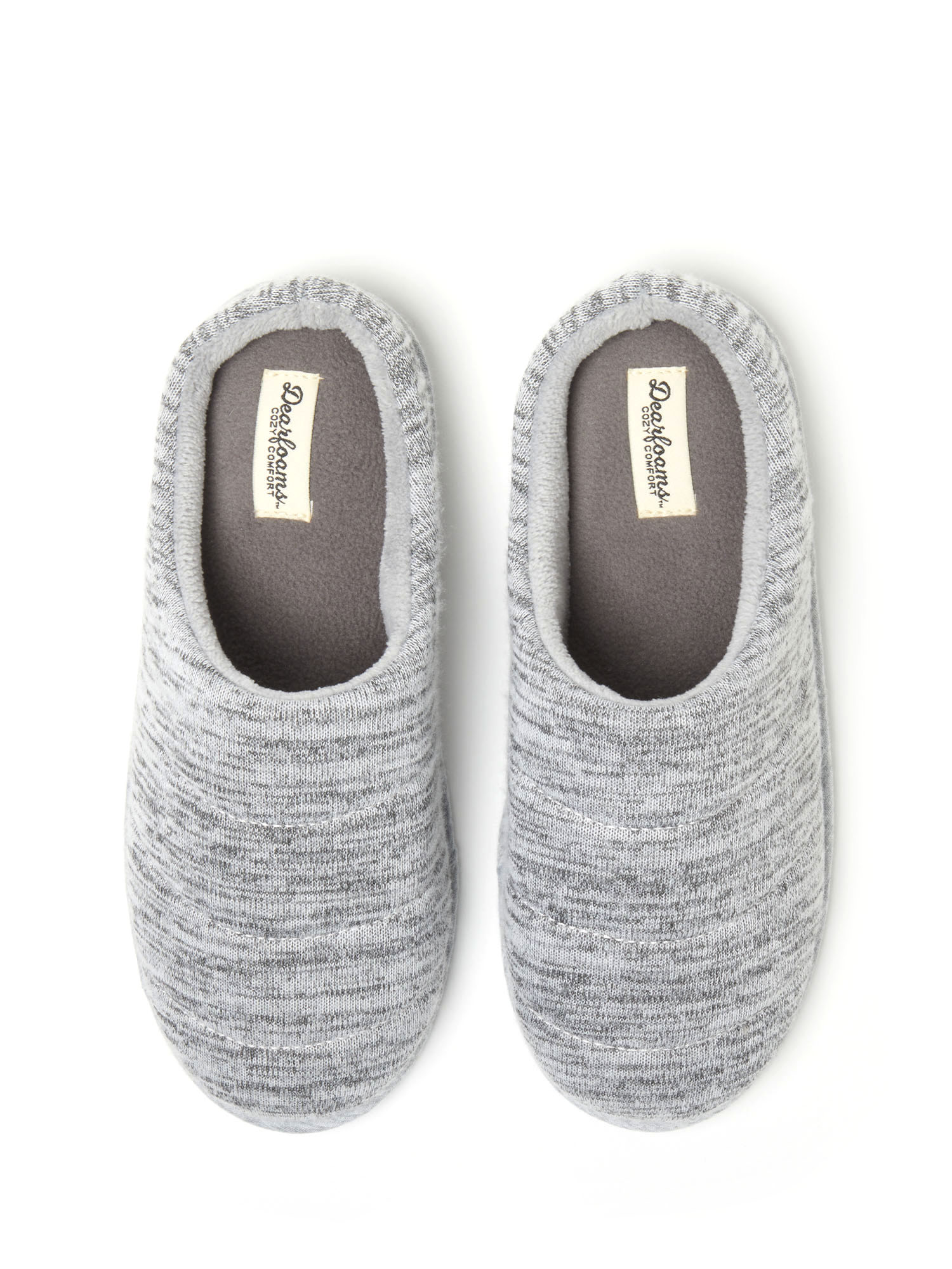 Dearfoams Women's Heathered Bound Clog Slippers photo 5